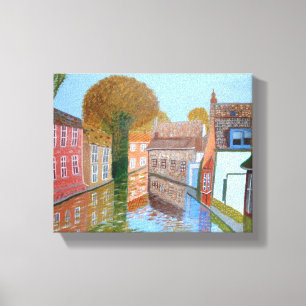 Lienzo Canto de Canal Brugge