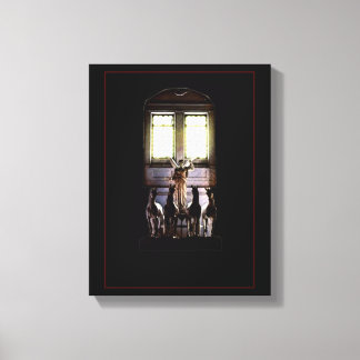 Lienzo Canto de escultura de mármol neoclásico