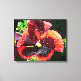 Lienzo Canto de flor de color