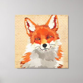 Lienzo Canto de Fox Rojo