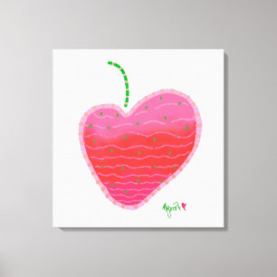 Lienzo Canto de fresa