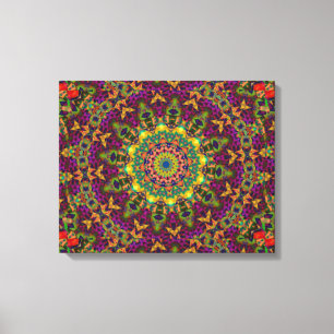 Lienzo Canto de pared de Kaleidoscope Oriental