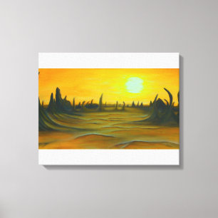 Lienzo Canto Sol desierto