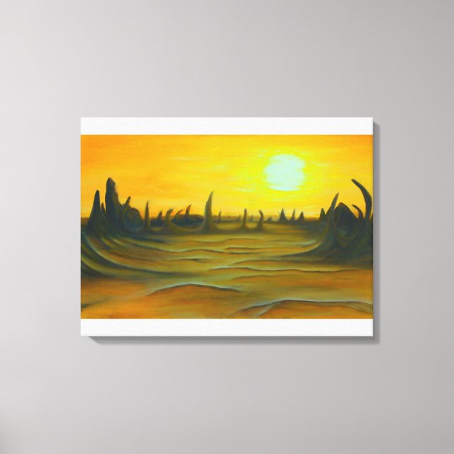 Lienzo Canto Sol desierto (Anverso)