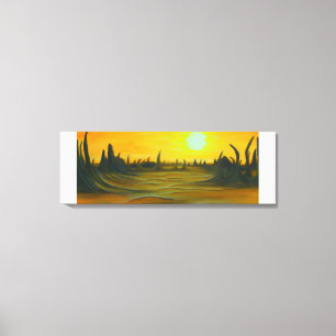 Lienzo Canto Sol desierto