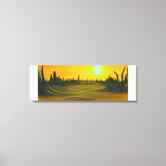 Lienzo Canto Sol desierto (Anverso)