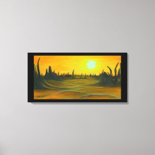 Lienzo Canto Sol desierto