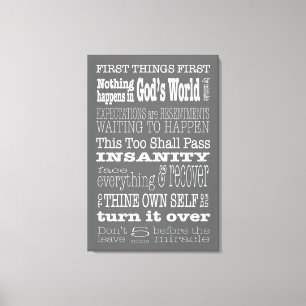 Lienzo Canvas AA Sayings & Slogans 1