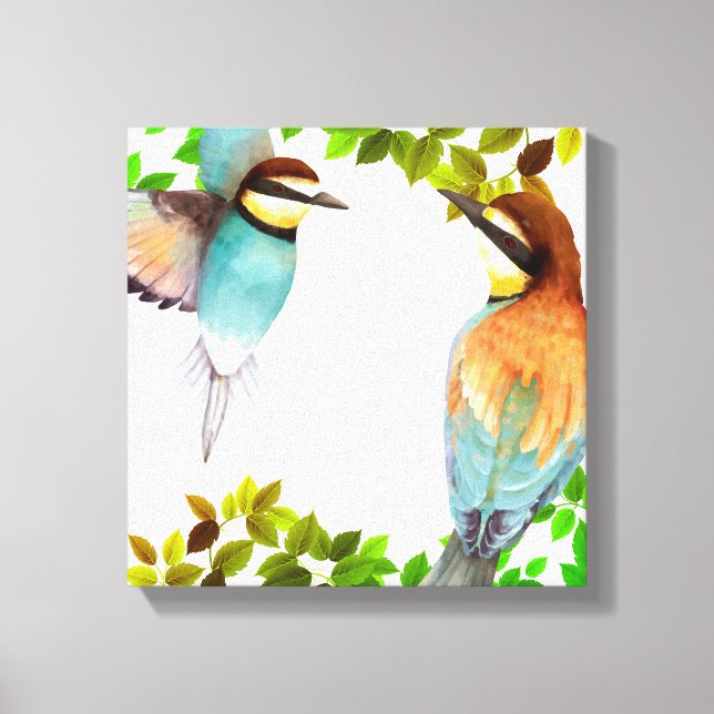 Lienzo Canvas Art-Birds (Anverso)