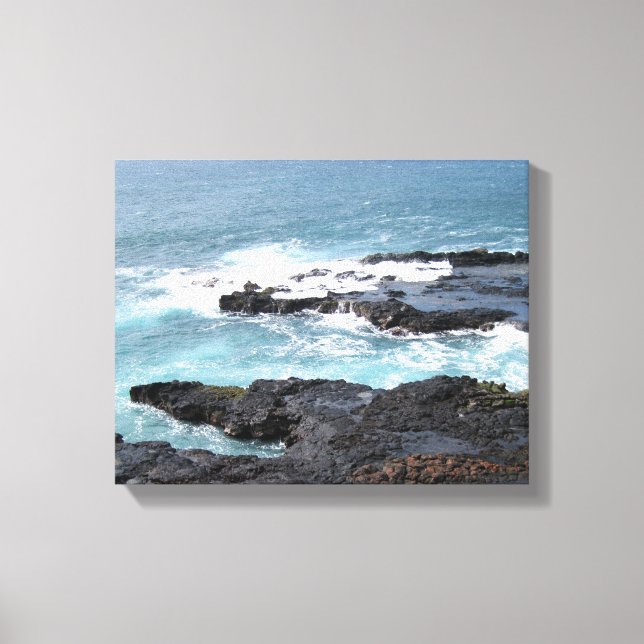 Lienzo Canvas Art Ocean Scene Kauai (Anverso)