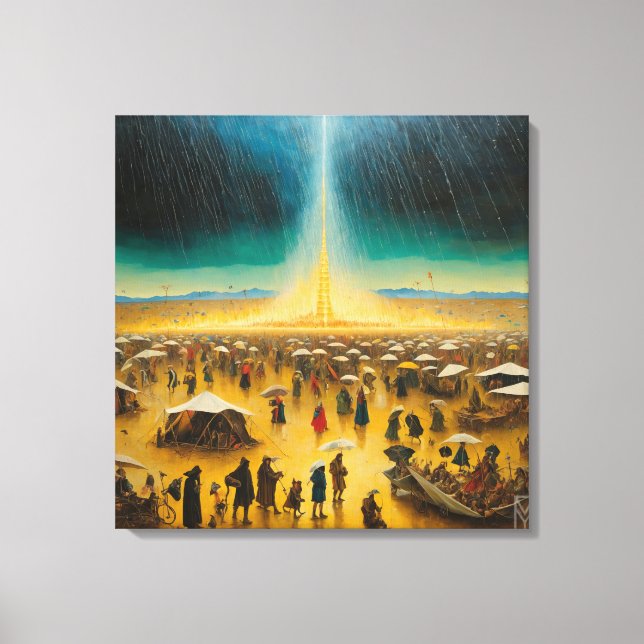 Lienzo Canvas Bosch Transforms the Storm at Burning Man (Anverso)