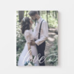 Lienzo Canvas de Boda de guiones de amor<br><div class="desc">¡Muestra tu foto boda favorita con un guión encantador o dale esto como regalo boda!</div>