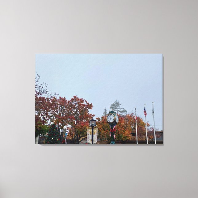 Lienzo Canvas de California: ¡Felices fiestas! (Anverso)