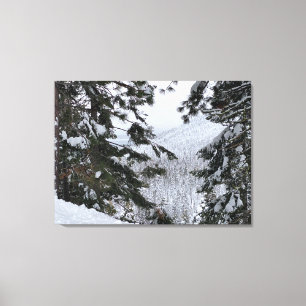 Lienzo Canvas de California: Invierno en Ciudad Tahoe