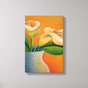 Lienzo Canvas de Calla Lilies
