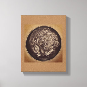 Lienzo Canvas de cuenco de fideos