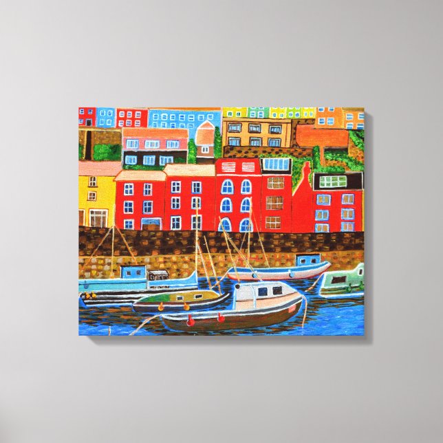 Lienzo Canvas de Devon Brixham (Anverso)