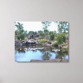 Lienzo Canvas de estanque Koi Pond de 3 niveles