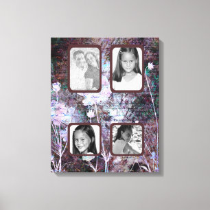 Lienzo Canvas de fotos de las letras de amor de Rosa polv