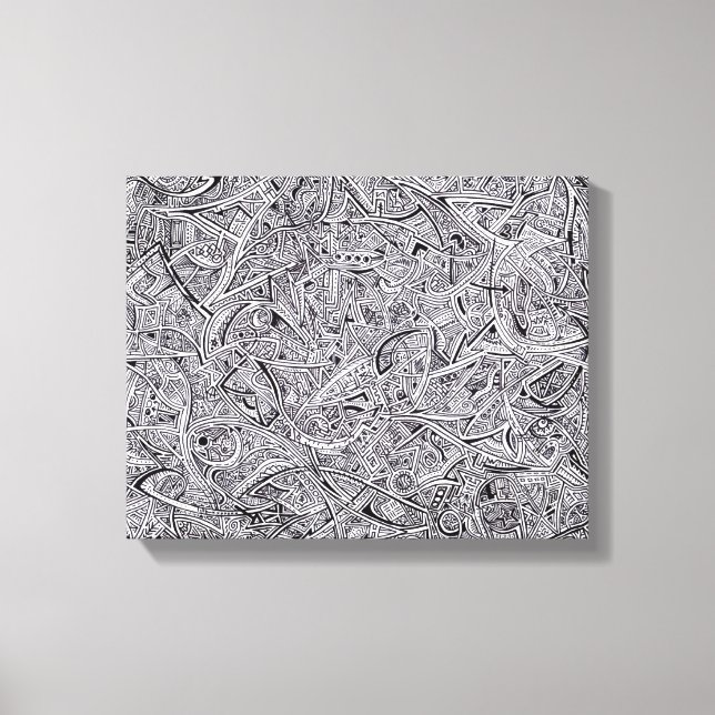 Lienzo Canvas de graffiti de Sharpie (Anverso)