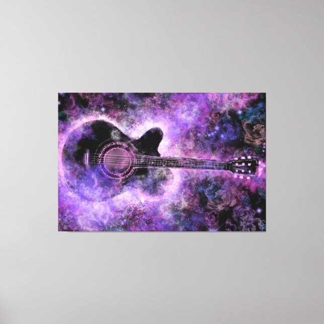 Lienzo Canvas de guitarra rock Imprimir pintura de pared  (Anverso)