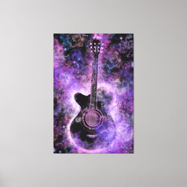 Lienzo Canvas de guitarra rock Imprimir pintura de pared  (Anverso)