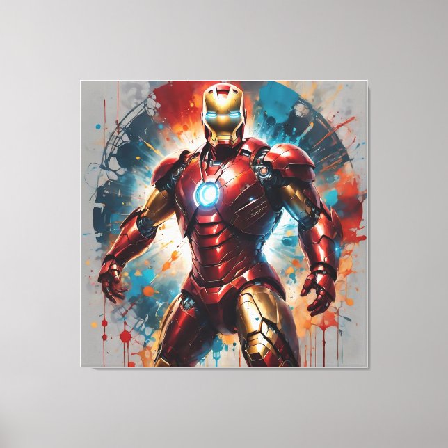 Lienzo Canvas de Iron Man (Anverso)
