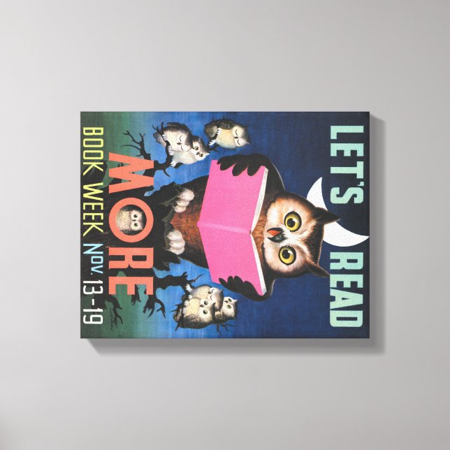 Lienzo Canvas de la Semana del Libro Infantil de 1955 (Anverso)