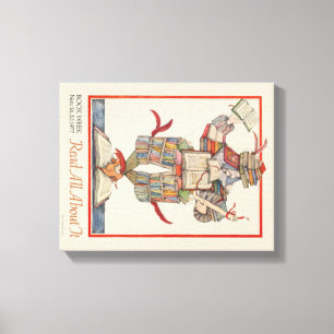 Lienzo Canvas de la Semana del Libro Infantil de 1977