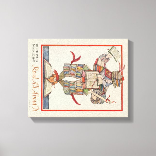 Lienzo Canvas de la Semana del Libro Infantil de 1977 (Anverso)