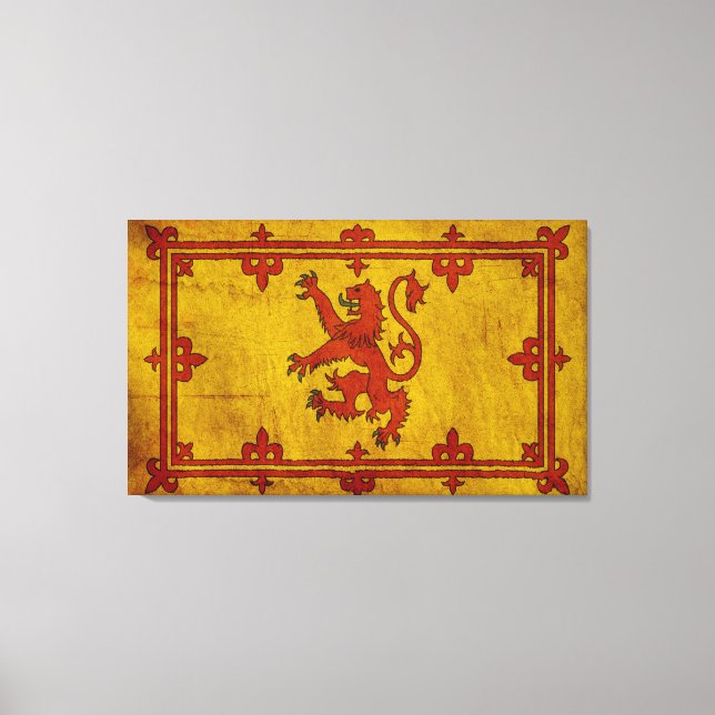 Lienzo Canvas de león Rampant de Escocia (Anverso)