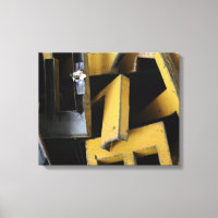 Canvas de letras de juego del edificio Jeux de Con