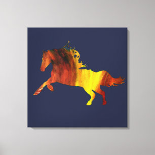 Lienzo Canvas de parkle de caballo