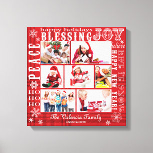 LIENZO CANVAS DE PERSONALIZABLE TOTALMENTE COLLAGE DE FOT
