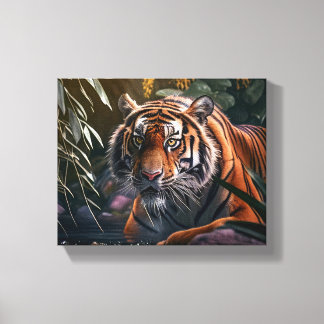 Lienzo Canvas de tigres - Jungla