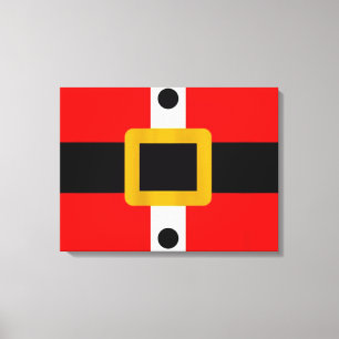 Lienzo Canvas de traje/envuelto de Santa