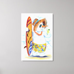 Lienzo Canvas de verano Imprimir pintura divertida de Sno