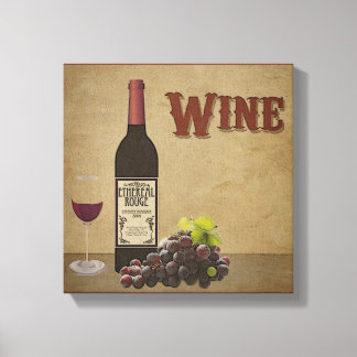 Lienzo Canvas de vino