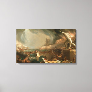 Lienzo Canvas El curso de la destrucción imperial Cole T