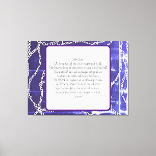 LIENZO CANVAS EL ESTILO DE DISEÑO DEL POEMA DE LA CADENA
