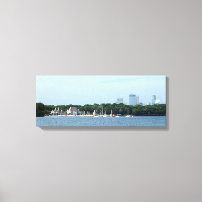 Lienzo CANVAS: Esquina del lago Harriet y Minneapolis_ (Anverso)