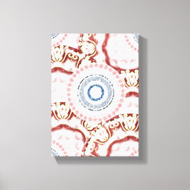 Lienzo Canvas estiradas imprimen la floral del día de la  (Anverso)