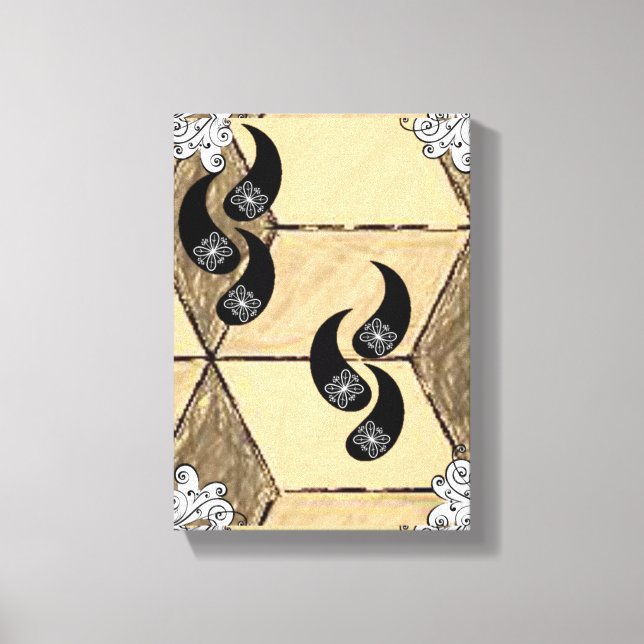 Lienzo Canvas estiradas imprimen la floral del día de la  (Anverso)