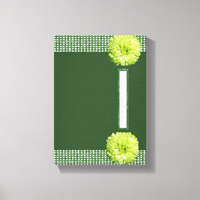 Lienzo Canvas estiradas imprimen la floral del día de la  (Anverso)