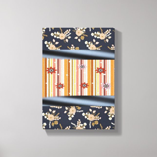 Lienzo Canvas estiradas imprimen la floral del día de la  (Anverso)