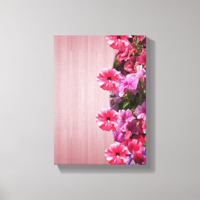 Lienzo Canvas estiradas imprimen la floral del día de la  (Anverso)