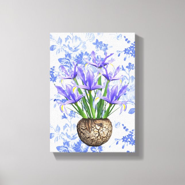 Lienzo Canvas estiradas imprimen la floral del día de la  (Anverso)