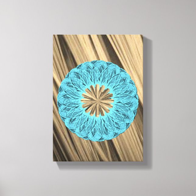 Lienzo Canvas estiradas imprimen la floral del día de la  (Anverso)