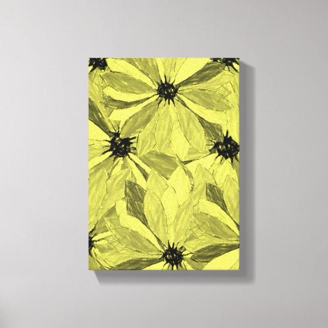 Lienzo Canvas estiradas imprimen la floral del día de la  (Anverso)