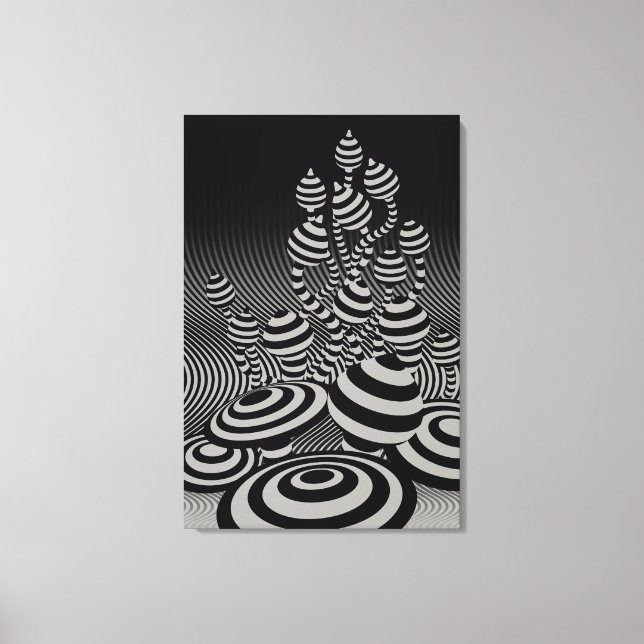Lienzo Canvas geométricas Masas grises (Anverso)